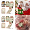 200 chiếc Ông Già Noel dán giáng sinh DIY - Niêm phong, dán trang trí, Thẻ thư 9