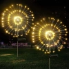 200 Đèn LED 8 chế độ pháo hoa năng lượng mặt trời, tự động chống nước, nhấp nháy trang trí sân vườn, sân cỏ - chỉ 96.9k 2