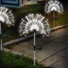 200 Đèn LED 8 chế độ pháo hoa năng lượng mặt trời, tự động chống nước, nhấp nháy trang trí sân vườn, sân cỏ - chỉ 96.9k 10