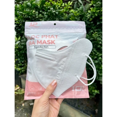 200 Khẩu Trang 9A Lộc Phát 5 Lớp, Kháng Khuẩn, Chống Nắng, Che Kín, To 45‑85kg - 35.000đ 7
