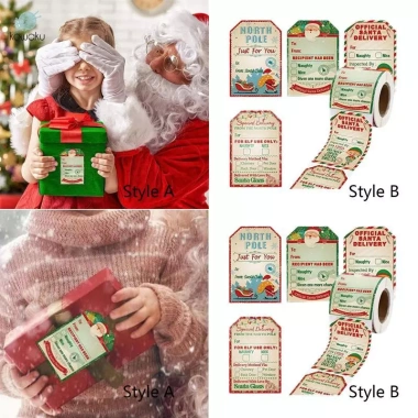 200 Miếng Dán Ông Già Noel - Trang Trí Giáng Sinh, Nhãn Hiển Thị, Giá Khuyến Mãi 73.700 VND