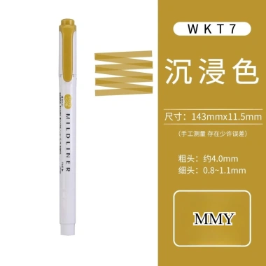 2.025 Nhật Bản Ngựa Vằn Màu Khói WKT7 - Bút Huỳnh Quang Hai Đầu Sinh Viên Giá 38.500 VND 9