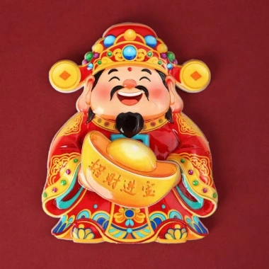 2.026 Năm Mới Lễ Hội Đồ Trang Trí Tài Lộc – Dán Thần Tài, Dán Tường Mèo May Mắn, Mặt Dây Chuyền Văn Hóa Sáng Tạo