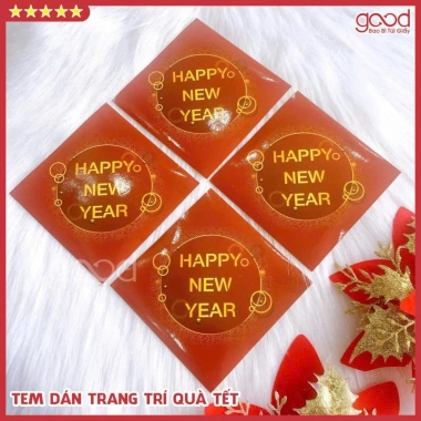 20/50 tem dán Tết 2.026 mẫu đẹp sang dưa hấu bưởi phụ kiện gói quà tiện lợi 4