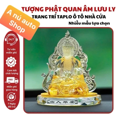 21 mẫu Phật Di Lặc Lưu Ly – Tượng Quan Âm Trang Trí Taplo Xe Hơi, 521.880₫