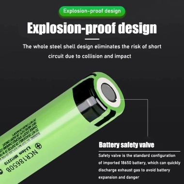 2/4 Viên Đầu Nhọn 18.650 Pin sạc 3.400mAh NCR18.650B – Giá 168k, chính hãng 6 2/4 Viên Đầu Nhọn 18.650 Pin sạc 3.400mAh NCR18.650B – Giá 168k, chính hãng 6