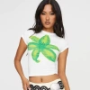 24h Giao Hàng Áo Babytee Borip Flower Dáng Ôm Thiết Kế Gợi Cảm Giá 59.000₫ 5
