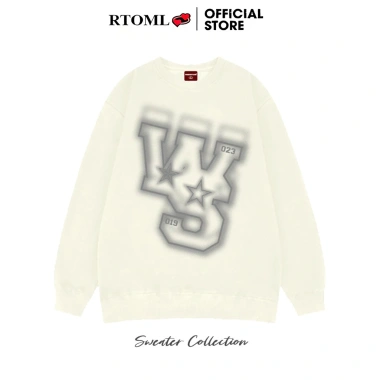 24h Giao hàng Áo sweater nữ nỉ bông dày 380Gsm form rộng unisex VOGE - 119.999đ