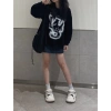24h Giao hàng Áo sweater nữ nỉ bông dày 380Gsm form rộng unisex VOGE - 119.999đ 3