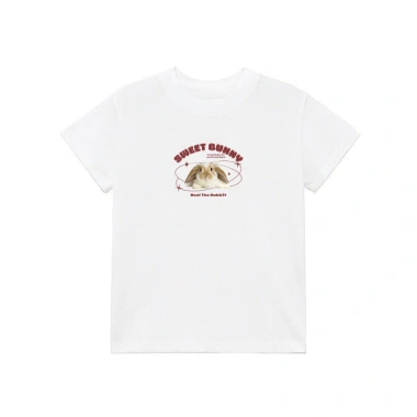 (24h Giao hàng) Áo Thun Babytee Nữ Mẫu Thỏ Sweet 100% Cotton Mềm Mại Thoáng Mát Local Brand RTOML Giá 59.000 VND