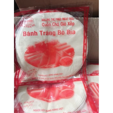 25 lá bánh tráng bò bía cuốn chả giò giòn xốp size 20cm giá chỉ 30.975k 2