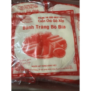 25 lá bánh tráng bò bía cuốn chả giò giòn xốp size 20cm giá chỉ 30.975k 3