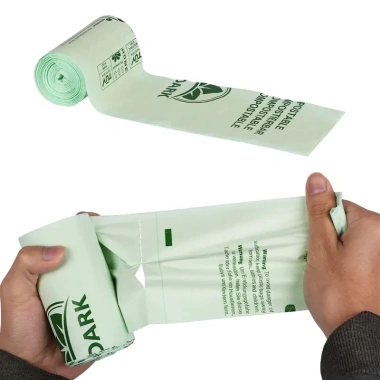 25/50 Miếng Túi Đựng Rác Phân Hủy Sinh Học 100% Tinh Bột Ngô - Giá 99.000₫ 3