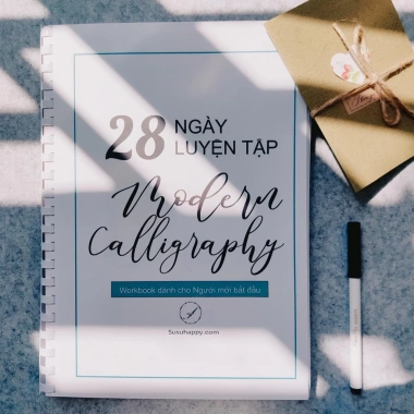 28 Ngày Luyện Modern Calligraphy Hand-Lettering và Bullet Journal Giá 149.000₫