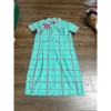 2hand sườn xám Caro Xanh to M K31 - Giá chỉ 30.000 VND, giảm từ 38.100, chất lượng cao, phong cách hiện đại 2