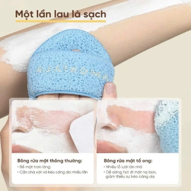 3 Bông Mút Rửa Mặt Polyurethane – Bọt Mịn, Làm Sạch Sâu, Da Mềm Tự Nhiên, Chỉ 27.900 VND 3 3 Bông Mút Rửa Mặt Polyurethane – Bọt Mịn, Làm Sạch Sâu, Da Mềm Tự Nhiên, Chỉ 27.900 VND 3
