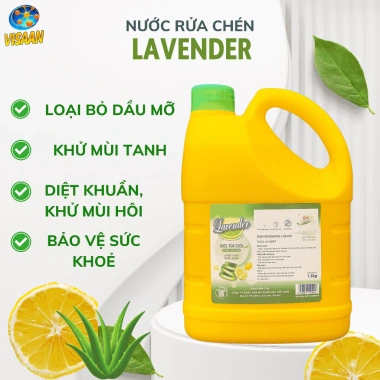 3 can Nước rửa chén Lavender 1.500ml Loại bỏ dầu mỡ, diệt khuẩn, khử mùi 99.000₫ 2