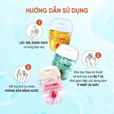 3 chai Gel Rửa Tay TH.A 30ml - Khử khuẩn, dưỡng ẩm, lưu hương thơm lâu 119.500₫ 2