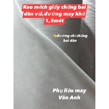 3 cuộn Keo mếch chống bai dãn đường may 1cm - Bảo vệ may, giá ưu đãi 15.000đ 7