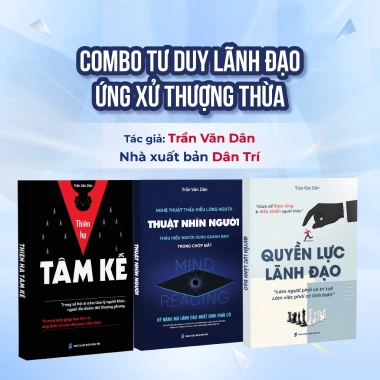 3 cuốn Thuật Nhìn Người, Quyền Lực Lãnh Đạo, Thiên Hạ Tâm Kế - 155.000đ, nâng kỹ năng lãnh đạo 3