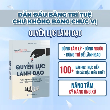 3 cuốn Thuật Nhìn Người, Quyền Lực Lãnh Đạo, Thiên Hạ Tâm Kế - 155.000đ, nâng kỹ năng lãnh đạo 4