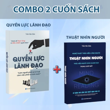 3 cuốn Thuật Nhìn Người, Quyền Lực Lãnh Đạo, Thiên Hạ Tâm Kế - 155.000đ, nâng kỹ năng lãnh đạo 9