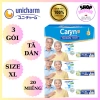 3 gói Tã dán Caryn siêu thấm XL (vòng hông 86‑135cm) 20 miếng - Giá giảm 774.000₫