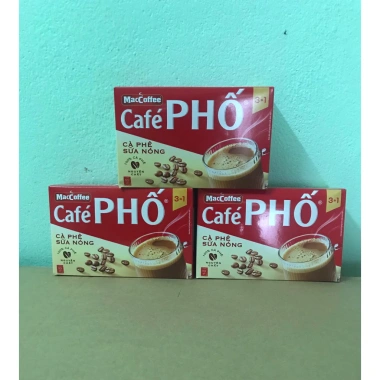 3 hộp 30 gói Cafe Sữa Nóng Phố 16g - Giá ưu đãi 111.999₫, thơm ngon, tiện lợi 4