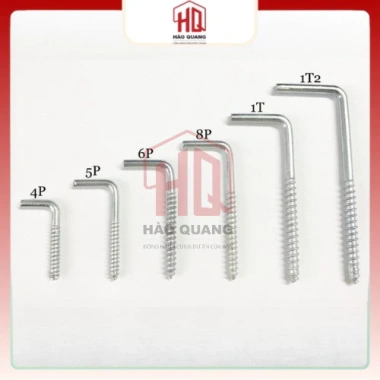 3 Hộp Móc Chữ L Đa Năng Thép Chống Gỉ 4P 6P 8P 10P Phụ Kiện Treo Tường Giá Ưu Đãi