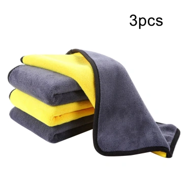 3 khăn rửa xe microfiber dày mềm, hút nước, sấy nhanh, chăm sóc ô tô – giảm 18% 9