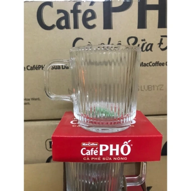 3 ly thủy tinh Café Phố – Đồ tặng sữa nóng, sang trọng, giá ưu đãi 60.000₫ (giá gốc 72.000₫) 3