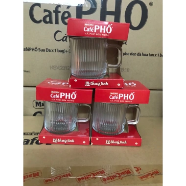 3 ly thủy tinh Café Phố – Đồ tặng sữa nóng, sang trọng, giá ưu đãi 60.000₫ (giá gốc 72.000₫) 6