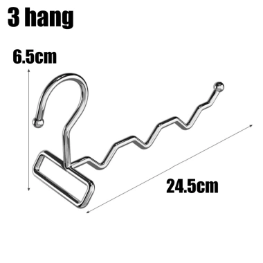 3 Móc Treo Du Lịch Thép Không Gỉ Gập Lại - Giá Phơi Chống Trượt, Sắp Xếp Quần Áo Cắm Trại 64.680₫