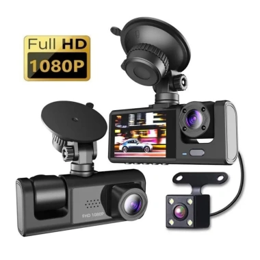 3 Ống kính DVR Camera an ninh ô tô 1.080P: Ghi hình trước, nội thất, sau - Giá 306.900₫ 9 3 Ống kính DVR Camera an ninh ô tô 1.080P: Ghi hình trước, nội thất, sau - Giá 306.900₫ 9