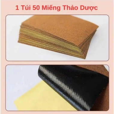 3 túi 150 miếng dán nóng ngải cứu giảm đau nhức cơ thể, vai gáy - 19.000đ 3