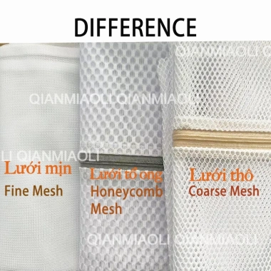 3 Túi Giặt Dày Thô Rửa Lưới Cho Máy Giặt Bảo Vệ Áo Ngực, Du Lịch, Giá 51.422₫