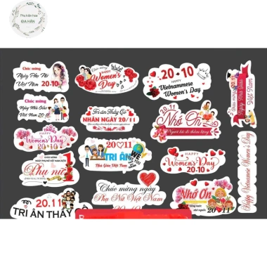 30 Banner Chúc Mừng Sinh Nhật, 14/2, 8/3, 20/10 - Giấy Kaft Dày Dặn, Cứng Cáp, Sang Trọng, Kẹp Thiệp - 45.000đ