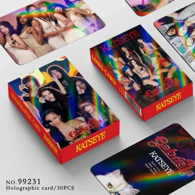 30 Cái KATSEYE Photocard Gabriela Thẻ Ba Chiều KPOP LOMO Bộ Sưu Tập 53.900 VND 2