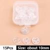 30 Cái Nút Bấm Vô Hình Trong Suốt ABS - Dùng cho Túi Vali, Khóa Áo, Áo Sơ Mi DIY 10