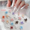 30 charms 3D Lily Flower - Phụ kiện nail art nhựa DIY, trang trí móng tay đẹp 2
