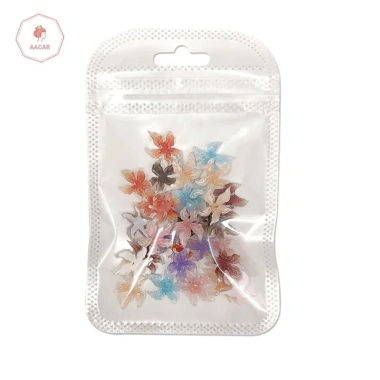 30 charms 3D Lily Flower - Phụ kiện nail art nhựa DIY, trang trí móng tay đẹp 7