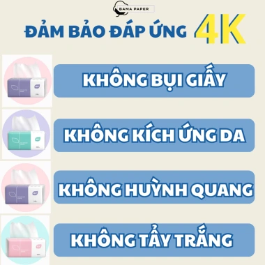30 Gói Giấy Ăn Bông Sen Việt 300 Tờ 4 Lớp Dày Dặn – Siêu Dai, Mềm Mịn, Thấm Hút Tốt, 60.000