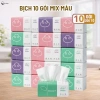 30 Gói Giấy Ăn Bông Sen Việt 300 Tờ 4 Lớp Dày Dặn – Siêu Dai, Mềm Mịn, Thấm Hút Tốt, 60.000 10