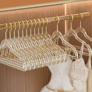 30 ins cô gái trong suốt bột vàng pha lê - móc treo bền, không trượt, còn 95.000₫