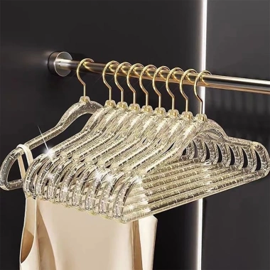 30 ins cô gái trong suốt bột vàng pha lê - móc treo bền, không trượt, còn 95.000₫ 3