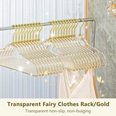 30 ins cô gái trong suốt bột vàng pha lê - móc treo bền, không trượt, còn 95.000₫ 9