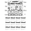 30+ mẫu Lịch Tết 2.026 giấy dày 200gsm A3/A4 cho bé tô màu sáng tạo, trải nghiệm giảm giá 19.000 VND 3