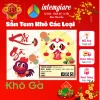 30 tem Decan khô gà bò mực heo dán mùa Tết 7x5cm giá 18.000 VND Intemre.com 5