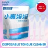 30 Túi Dụng Cụ Cạo Lưỡi Dùng Một Lần + Que Nha Khoa Nhựa, Giảm Hơi Thở Hôi, Miệng Trong Lành