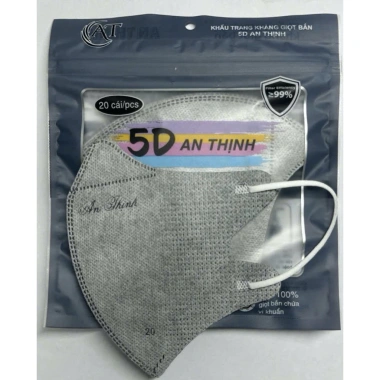300 chiếc khẩu trang 5D 3 lớp kháng khuẩn chống nắng chống bụi chống UV 115k